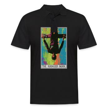 Carte de tarot Carte de tarot Le pendu - Polo Homme - noir - Devant - Kai (181cm)