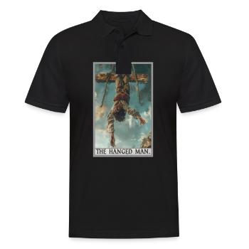 Carte de tarot Carte de tarot Le pendu - Polo Homme - noir - Devant - Kai (181cm)