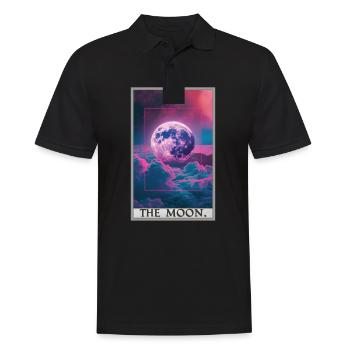Tarot Cards Tarot Card The Moon The Moon - Men's Polo Shirt - black - Front - Kai (181cm)