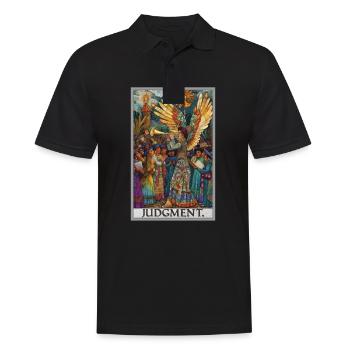 Cartes de tarot Carte de tarot 20 Tribunal de jugement - Polo Homme - noir - Devant - Kai (181cm)