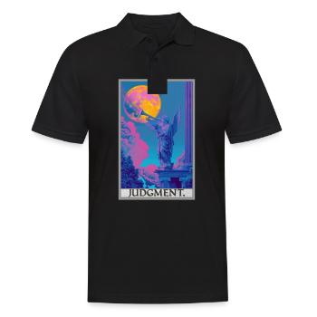 Tarot Cards Tarot Card 20 Judgment Court - Men's Polo Shirt - black - Front - Kai (181cm)