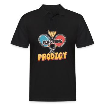 Tischtennis Tischtennis Tischtennis - Männer Poloshirt - Schwarz - Vorne - Kai (181cm)