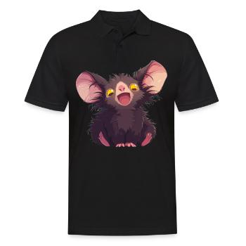 Aye-Aye Finger Animals Finger Animal - Polo Homme - noir - Devant - Kai (181cm)
