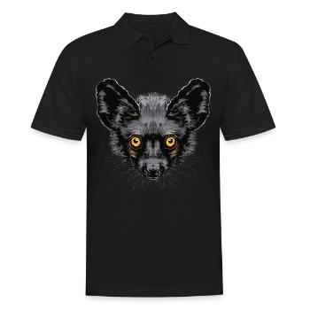 Aye-Aye Finger Animals Finger Animal - Polo Homme - noir - Devant - Kai (181cm)