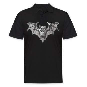 Chauve-souris Chauve-souris - Polo Homme - noir - Devant - Kai (181cm)