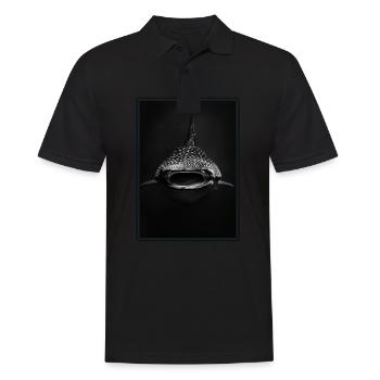 Whale Shark Walhaie Walhai - Männer Poloshirt - Schwarz - Vorne - Kai (181cm)