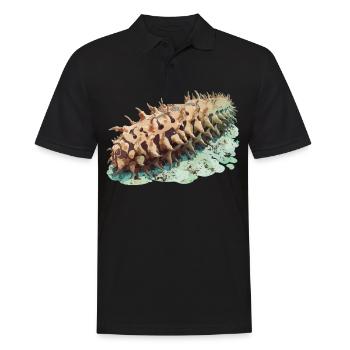 Sea Cucumber Seegurken Seegurke - Männer Poloshirt - Schwarz - Vorne - Kai (181cm)