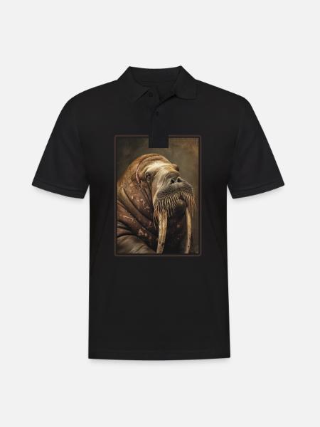 Walrus Walrosse Walross - Men's Polo Shirt - black