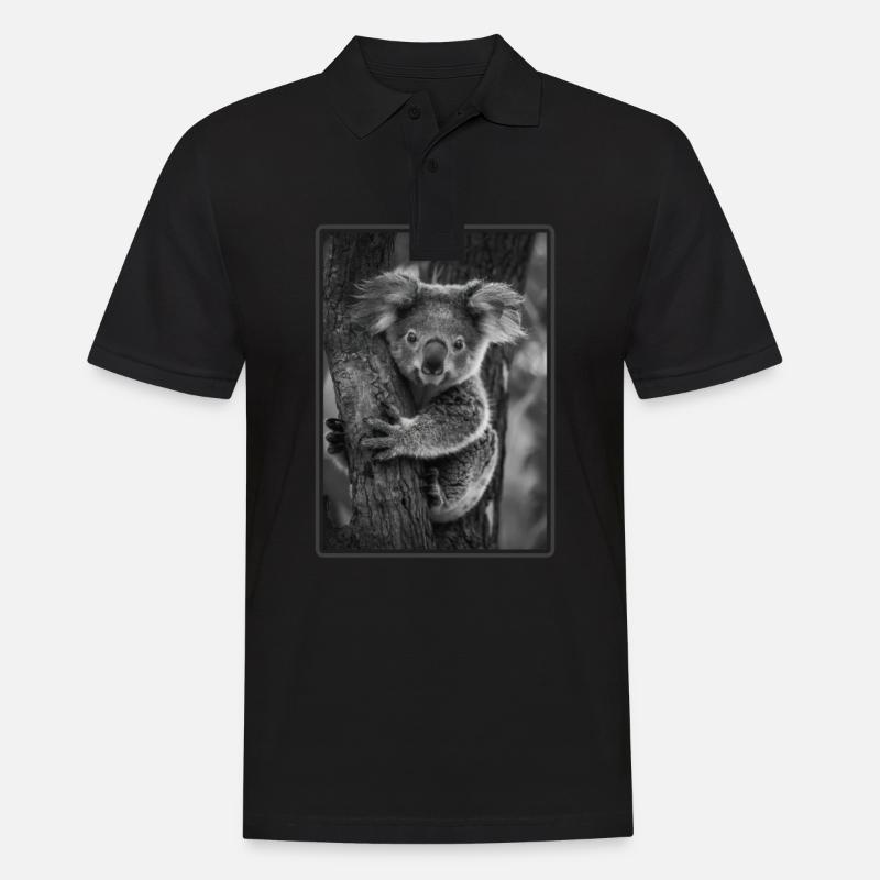 Koalas Koala - Polo Homme - noir