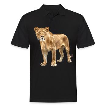 Lionne Lionnes Lionne - Polo Homme - noir - Devant - Kai (181cm)