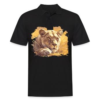 Lionne Lionnes Lionne - Polo Homme - noir - Devant - Kai (181cm)