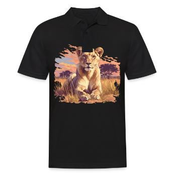 Lionne Lionnes Lionne - Polo Homme - noir - Devant - Kai (181cm)