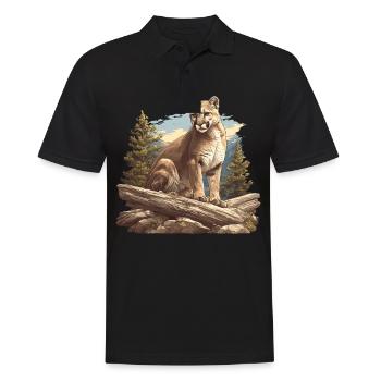 Cougar Mountain Lion Mountain Lion - Polo Homme - noir - Devant - Kai (181cm)