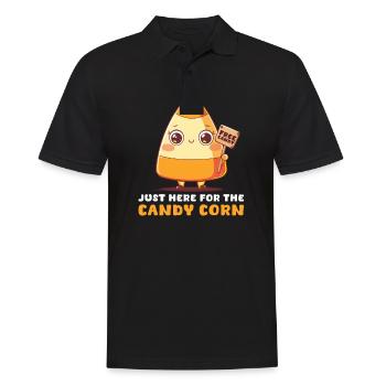 Candy Corn Juste ici pour le Candy Corn - Polo Homme - noir - Devant - Kai (181cm)
