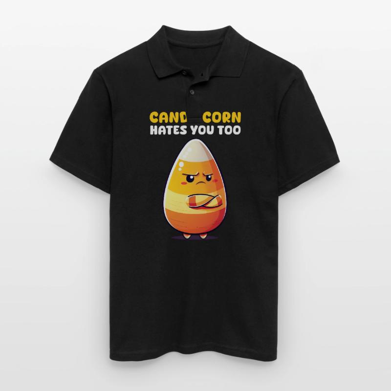 Candy Corn Candy Corn hasst dich auch Männer Poloshirt