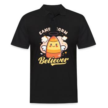 Bonbons au maïs Bonbons au maïs Believer - Polo Homme - noir - Devant - Kai (181cm)