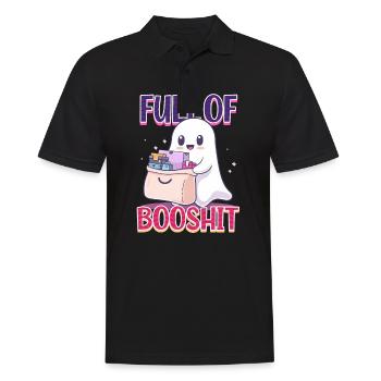 Booshit plein de booshit - Polo Homme - noir - Devant - Kai (181cm)