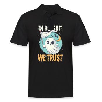 Booshit Chez Booshit, nous avons confiance - Polo Homme - noir - Devant - Kai (181cm)
