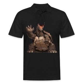 Tortues géantes Tortue géante - Polo Homme - noir - Devant - Kai (181cm)