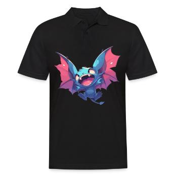 Chauve-souris Chauve-souris - Polo Homme - noir - Devant - Kai (181cm)