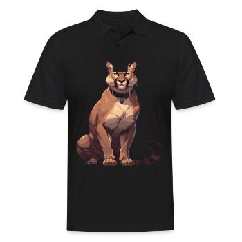 Cougar Mountain Lion Mountain Lion - Polo Homme - noir - Devant - Kai (181cm)