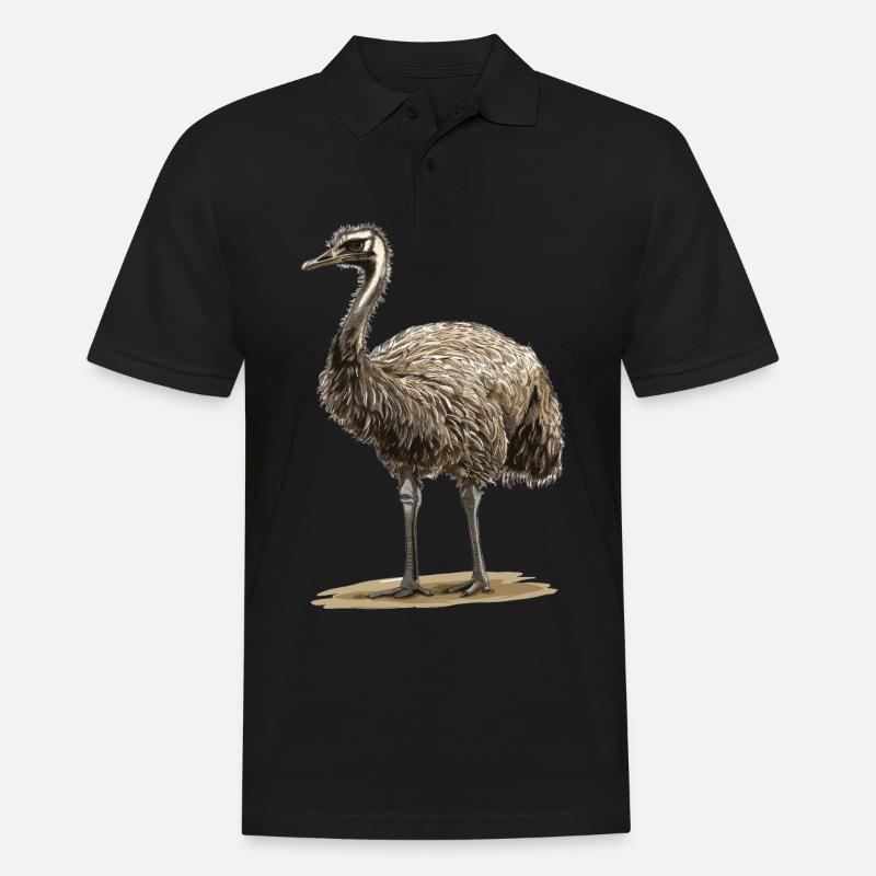 Emus Emu - Polo Homme - noir