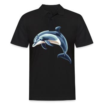 Dauphin Dauphins Dauphin - Polo Homme - noir - Devant - Kai (181cm)
