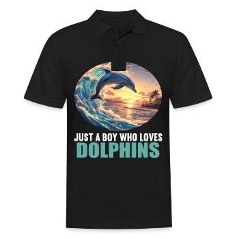 Dauphin Dauphins Dauphin - Polo Homme - noir - Devant - Kai (181cm)