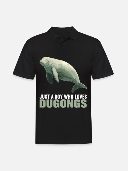 Manatee Dugongs Dugong - Men's Polo Shirt - black