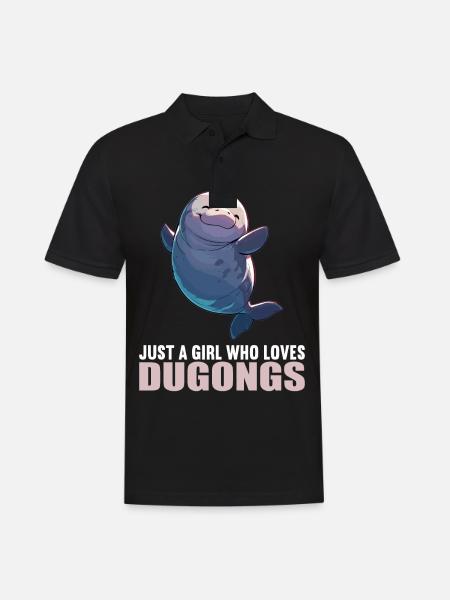 Manatee Dugongs Dugong - Men's Polo Shirt - black