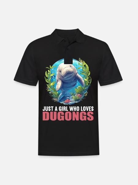 Manatee Dugongs Dugong - Men's Polo Shirt - black