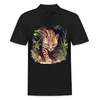 Ocelots Ocelot - Polo Homme - noir - Devant - Kai (181cm)