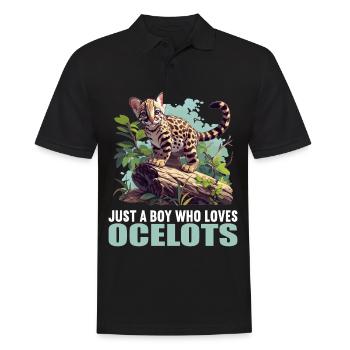 Ocelots Ocelot - Polo Homme - noir - Devant - Kai (181cm)