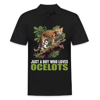 Ocelots Ocelot - Men's Polo Shirt - black - Front - Kai (181cm)
