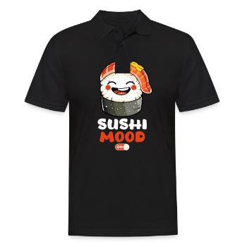 Sushi Roll Sushi Mood On - Polo Homme - noir - Devant - Kai (181cm)