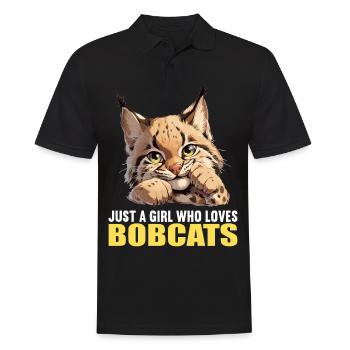 Bobcats Rotluchse Rotluchs Luchs - Männer Poloshirt - Schwarz - Vorne - Kai (181cm)