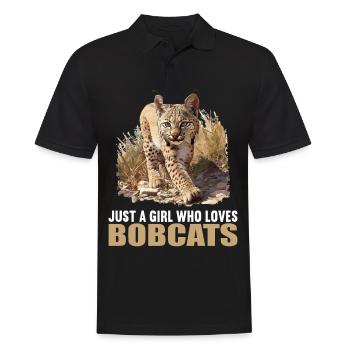 Bobcats Rotluchse Rotluchs Luchs - Männer Poloshirt - Schwarz - Vorne - Kai (181cm)