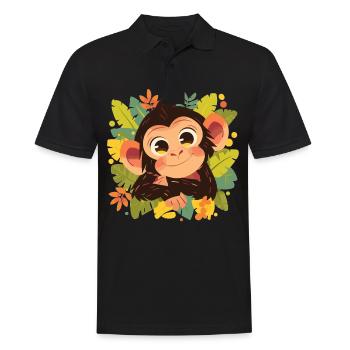 Bonobos Bonobo - Men's Polo Shirt - black - Front - Kai (181cm)