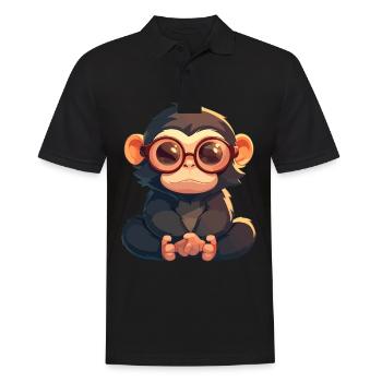 Bonobos Bonobo - Men's Polo Shirt - black - Front - Kai (181cm)