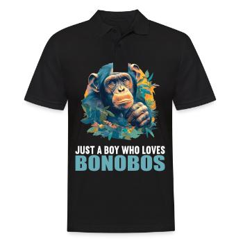 Bonobos Bonobo - Men's Polo Shirt - black - Front - Kai (181cm)