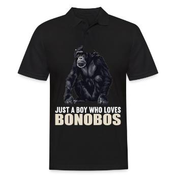 Bonobos Bonobo - Men's Polo Shirt - black - Front - Kai (181cm)