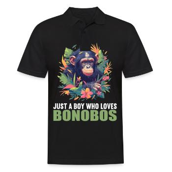 Bonobos Bonobo - Men's Polo Shirt - black - Front - Kai (181cm)