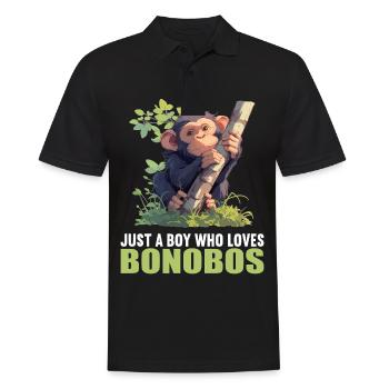 Bonobos Bonobo - Men's Polo Shirt - black - Front - Kai (181cm)