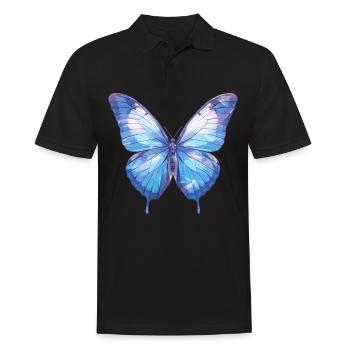 papillon papillons papillon papillon - Polo Homme - noir - Devant - Kai (181cm)