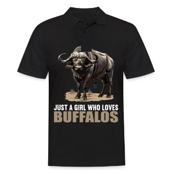 Buffalos Buffalo Büffel - Männer Poloshirt - Schwarz - Vorne - Kai (181cm)