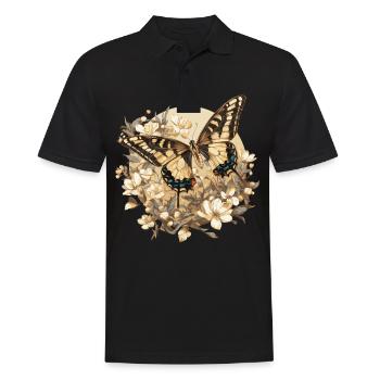 papillon papillons papillon papillon - Polo Homme - noir - Devant - Kai (181cm)