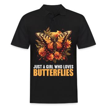 papillon papillons papillon papillon - Polo Homme - noir - Devant - Kai (181cm)