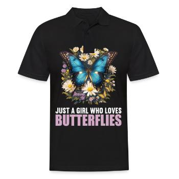 papillon papillons papillon papillon - Polo Homme - noir - Devant - Kai (181cm)