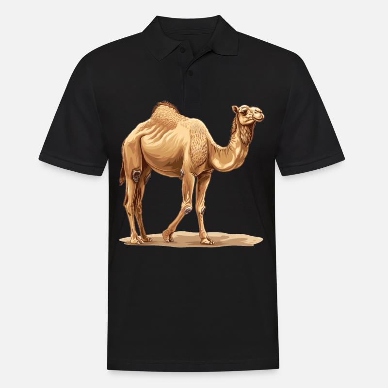Chameau Kamele Kamel - Polo Homme - noir