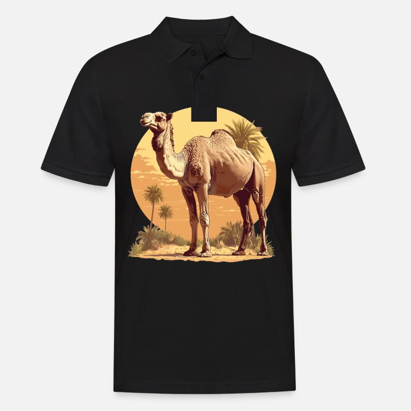 Camel Kamele Kamel - Men's Polo Shirt - black